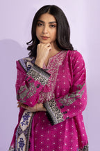 Embroidered Kurta Shawl Trouser - 2952