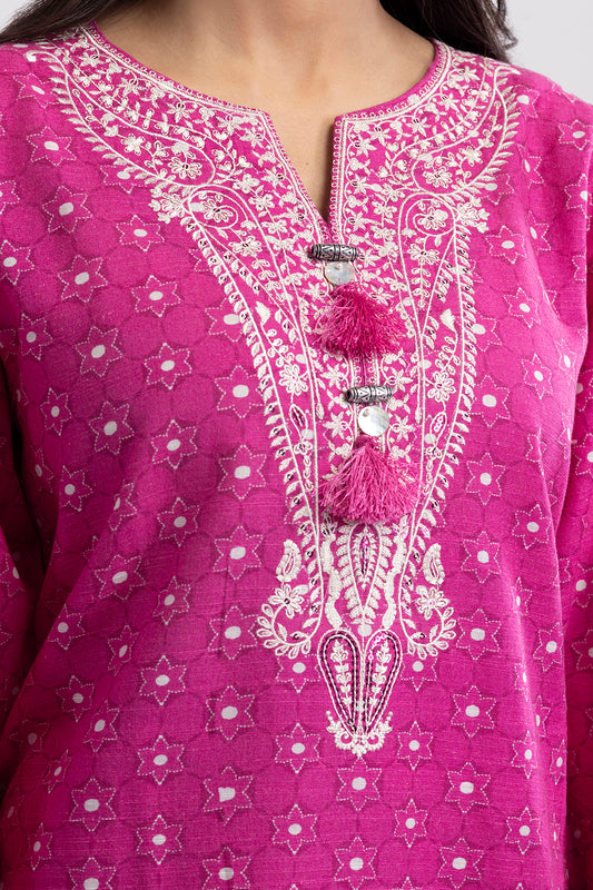 Embroidered Kurta Dupatta Trouser - 2952