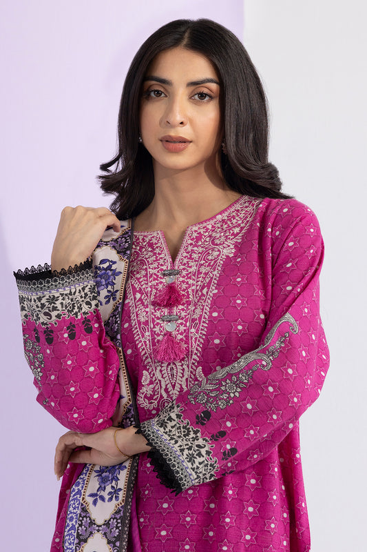 Embroidered Kurta Dupatta Trouser - 2952