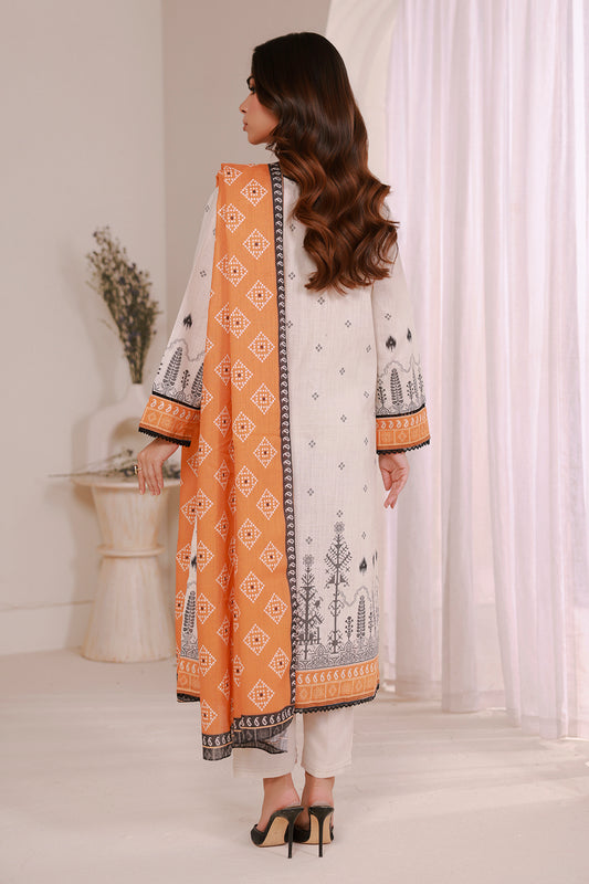 Embroidered Kurta Dupatta Trouser - 2953