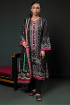 Kurta Shawl Trouser - 3008