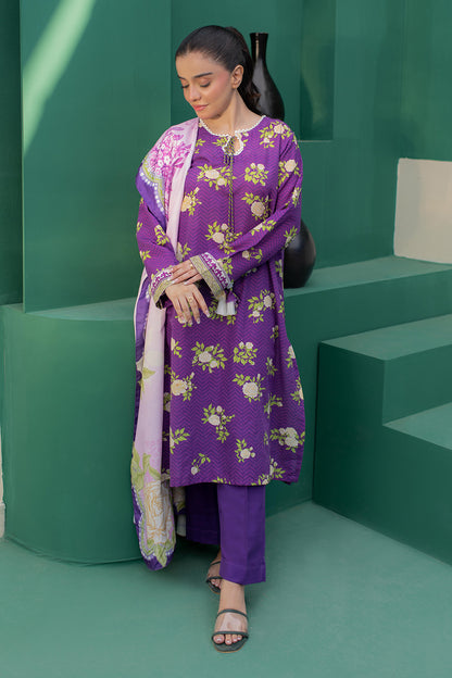 Kurta Shawl Trouser - 3010