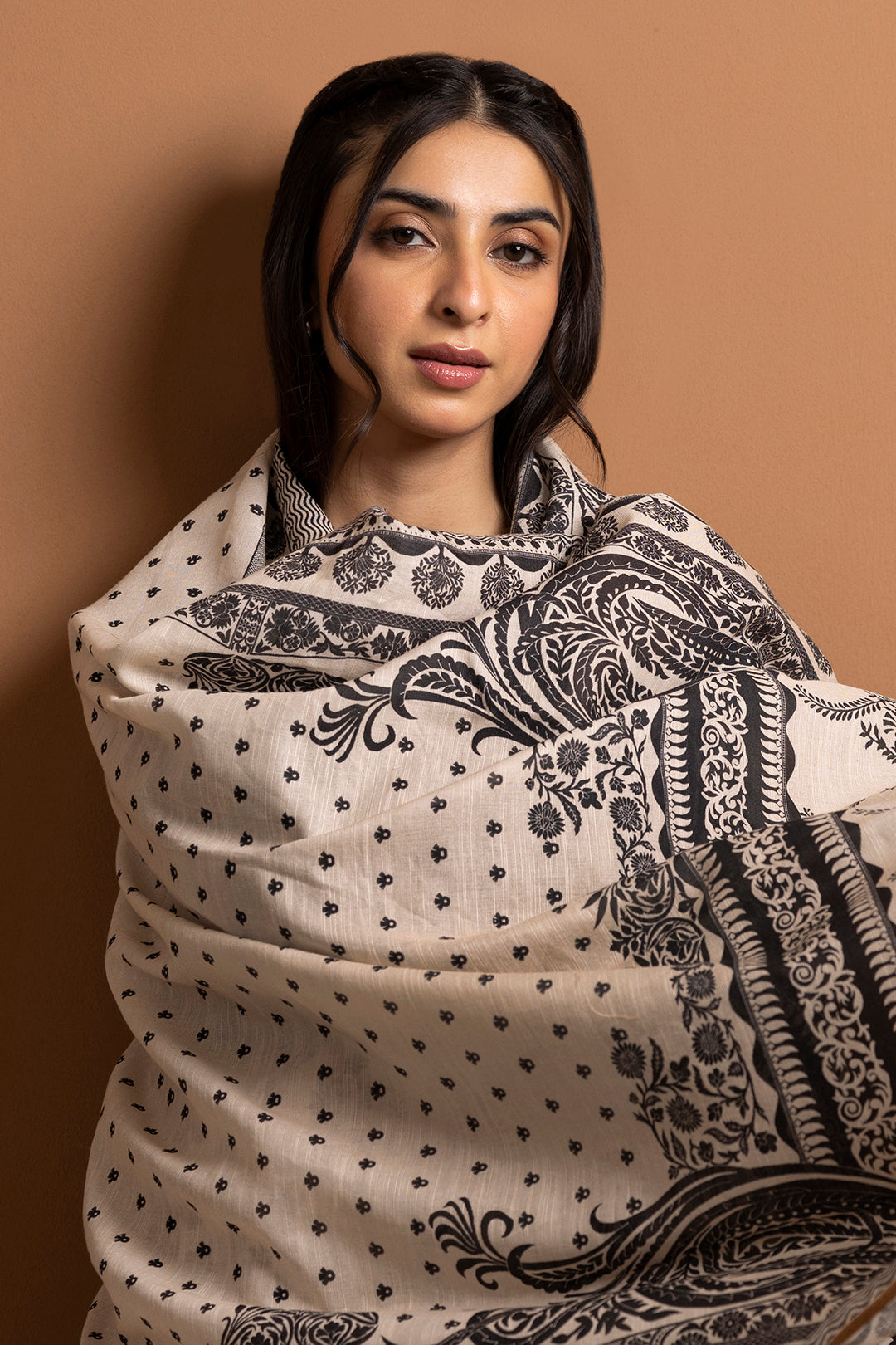 Embroidered Kurta Dupatta Trouser - 3014