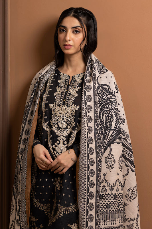Embroidered Kurta Dupatta Trouser - 3014