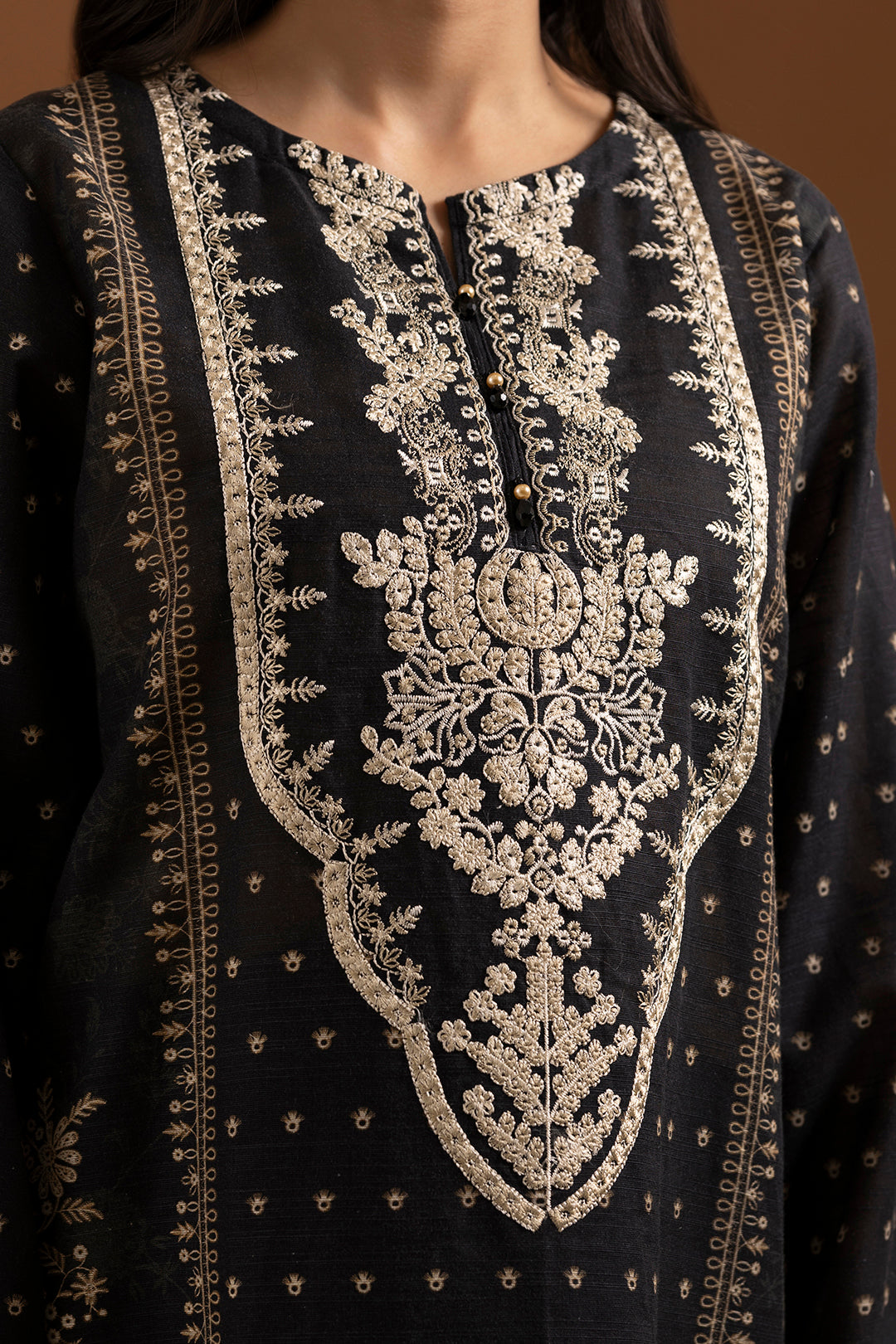 Embroidered Kurta Dupatta Trouser - 3014