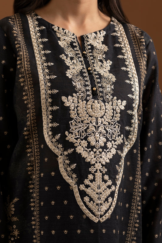 Embroidered Kurta Dupatta Trouser - 3014