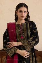 Embroidered Kurta Dupatta Trouser - 3016