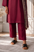 Embroidered Kurta Dupatta Trouser - 3017