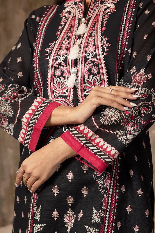 Embroidered Kurta Dupatta Trouser - 3018