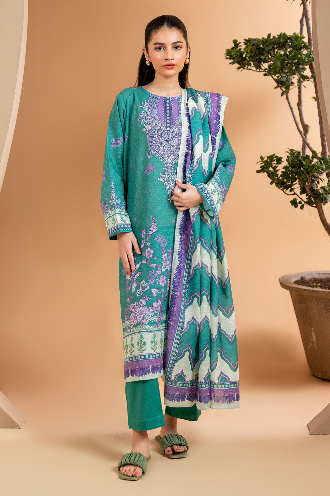 Kurta Dupatta Trouser - 3040