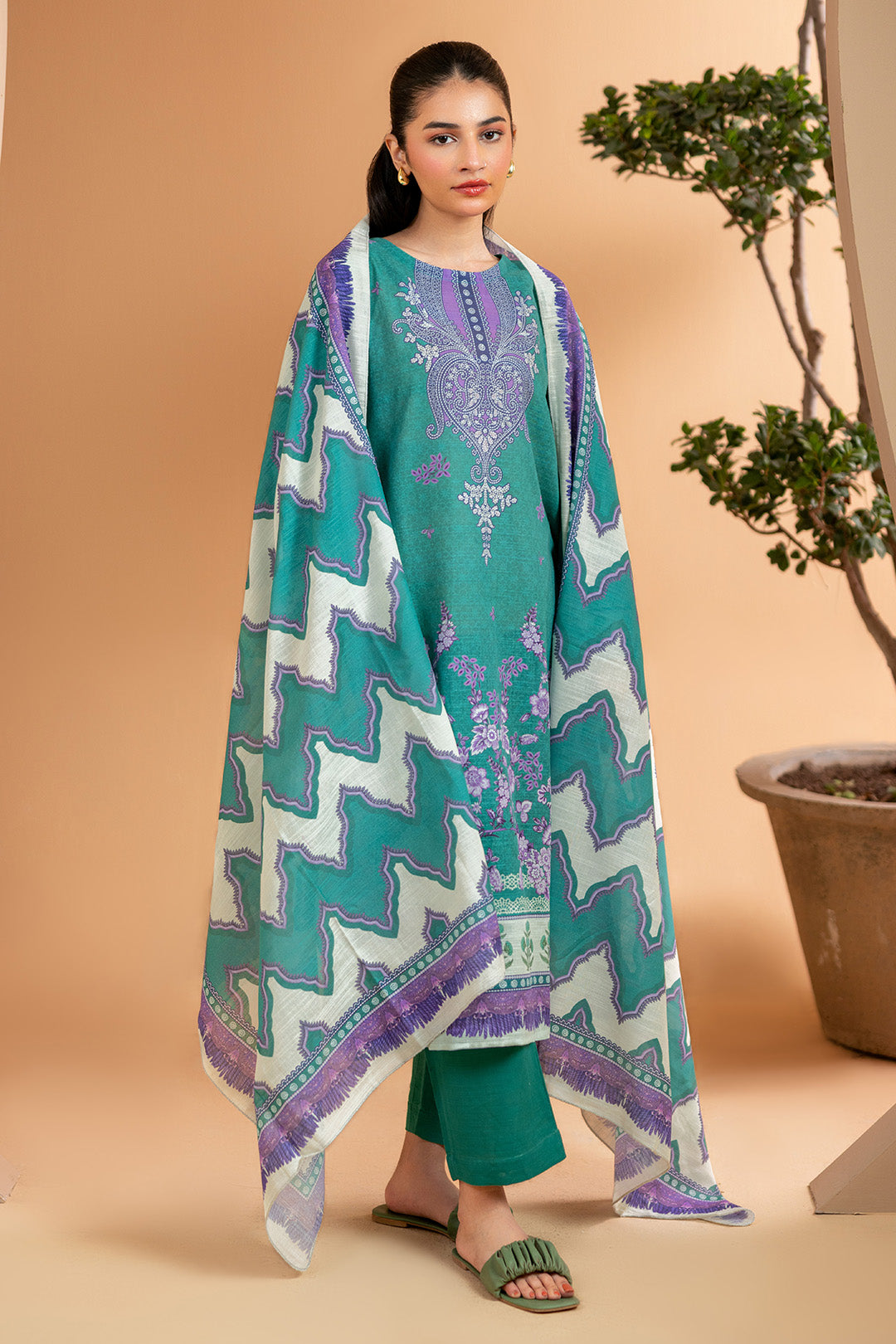 Kurta Dupatta Trouser - 3040