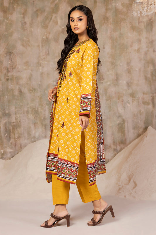 Embroidered Kurta Dupatta Trouser - 3041