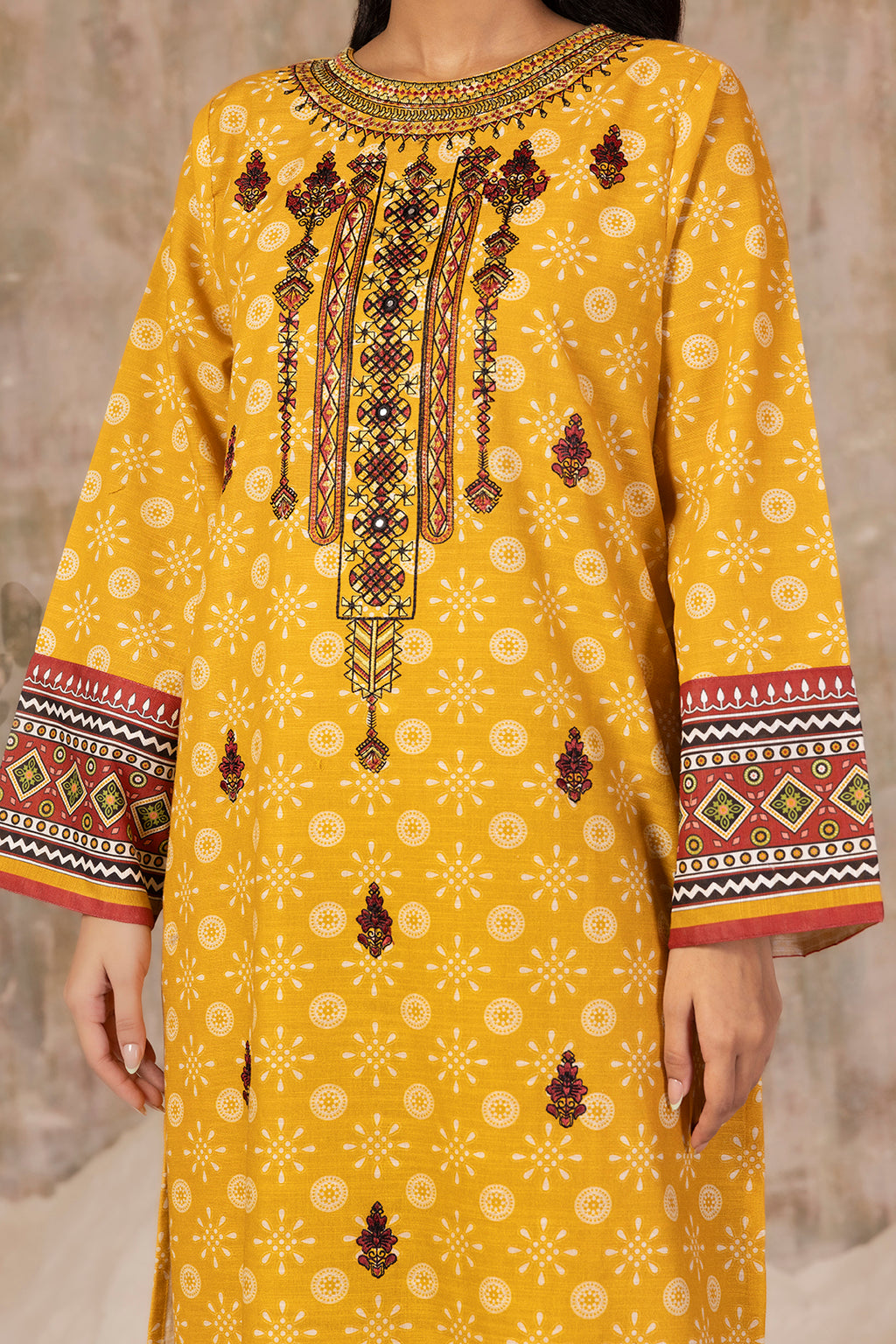 Embroidered Kurta Dupatta Trouser - 3041