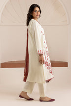 Embroidered Kurta Dupatta Trouser - 3063
