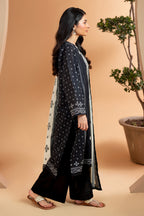 Embroidered Kurta Shawl Trouser - 3071