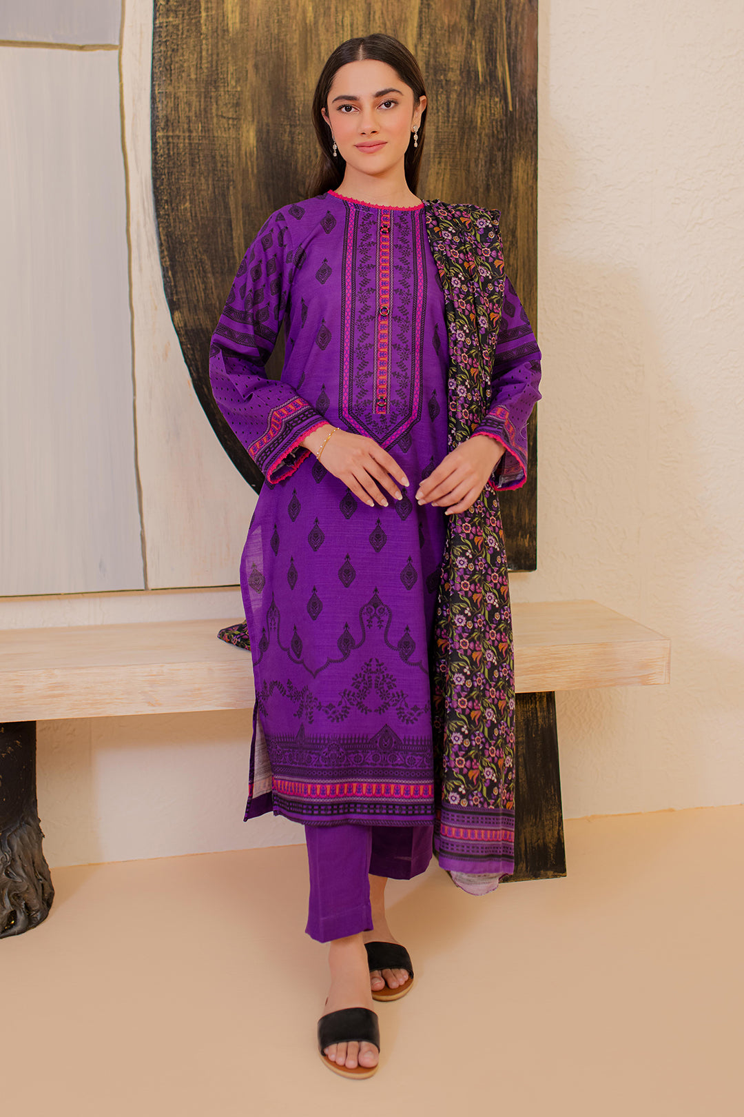 Kurta Dupatta Trouser - 3089