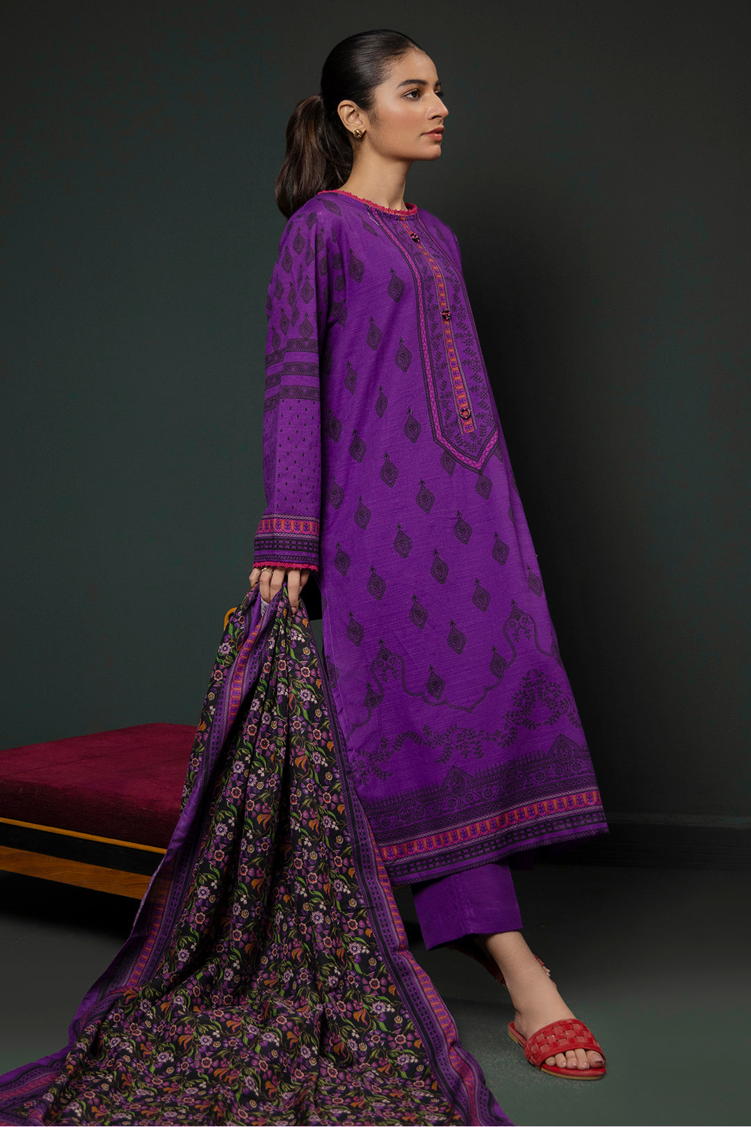 Kurta Dupatta Trouser - 3089