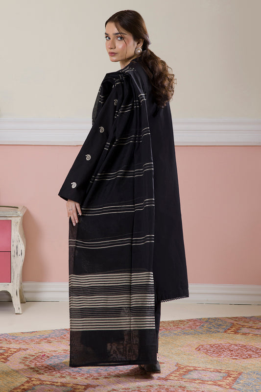 Embroidered Kurta Dupatta Trouser - 3090