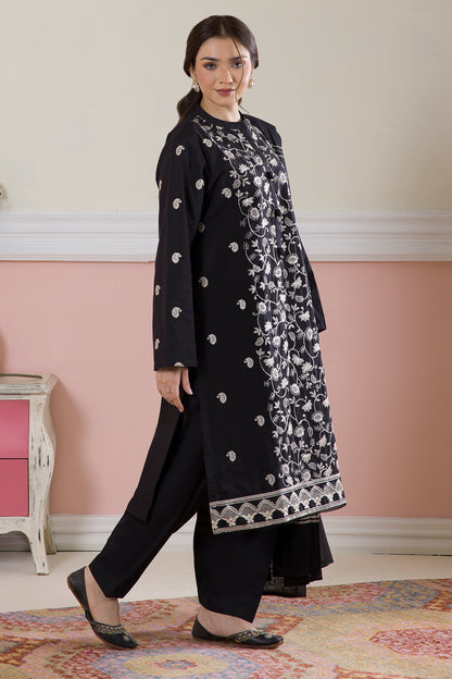 Embroidered Kurta Dupatta Trouser - 3090