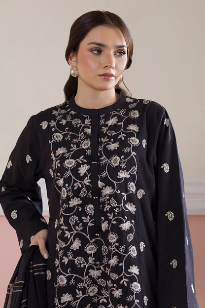 Embroidered Kurta Dupatta Trouser - 3090