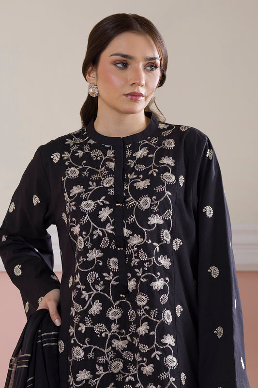 Embroidered Kurta Dupatta Trouser - 3090