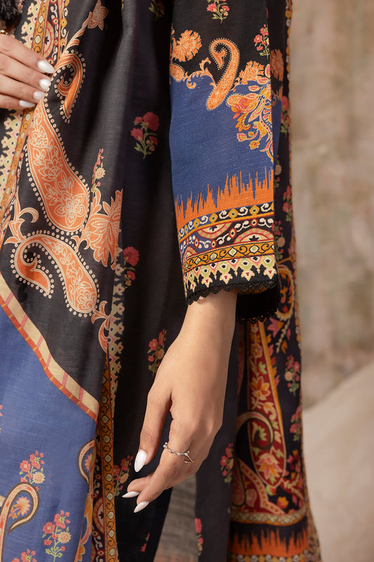 Embroidered Kurta Dupatta Trouser - 3118