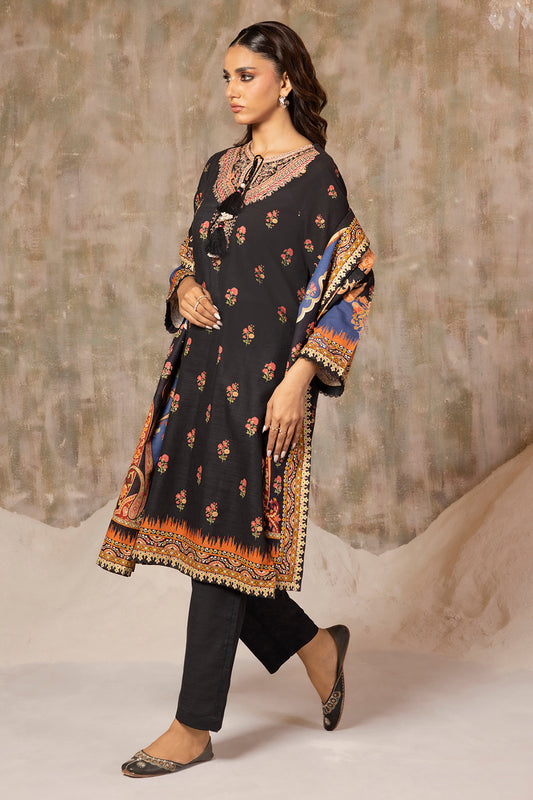 Embroidered Kurta Dupatta Trouser - 3118