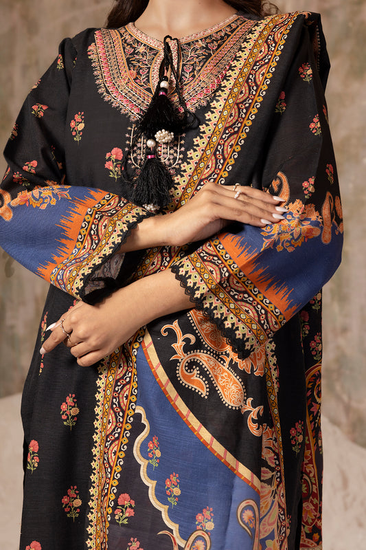 Embroidered Kurta Dupatta Trouser - 3118