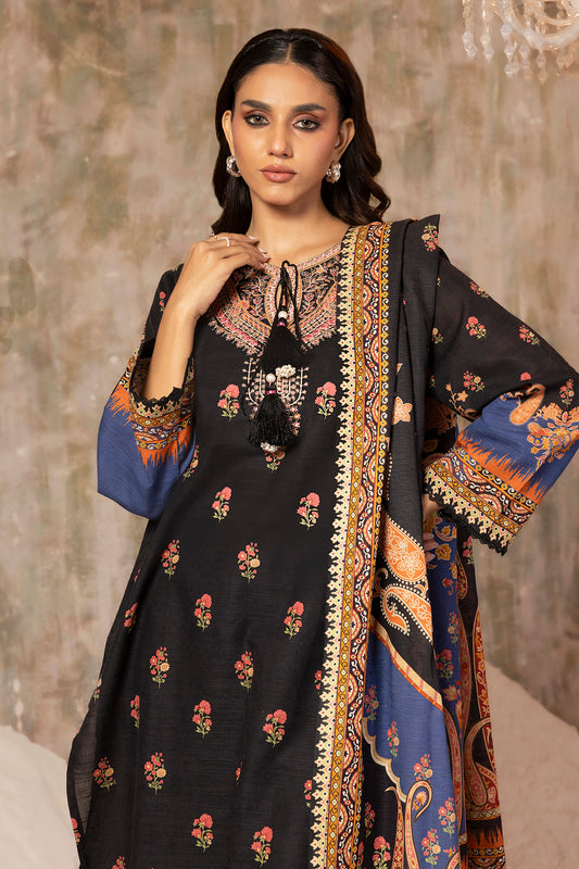 Embroidered Kurta Dupatta Trouser - 3118