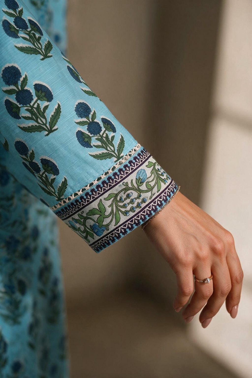 Embroidered Kurta Dupatta Trouser - 3156