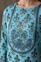 Embroidered Kurta Dupatta Trouser - 3156