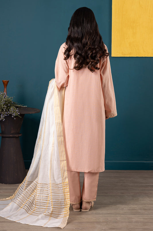 Embroidered Kurta Dupatta Trouser - 3169