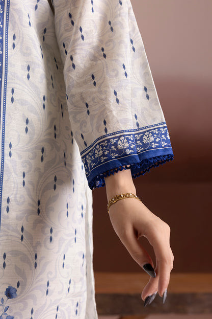 Embroidered Kurta Dupatta Trouser - 3174