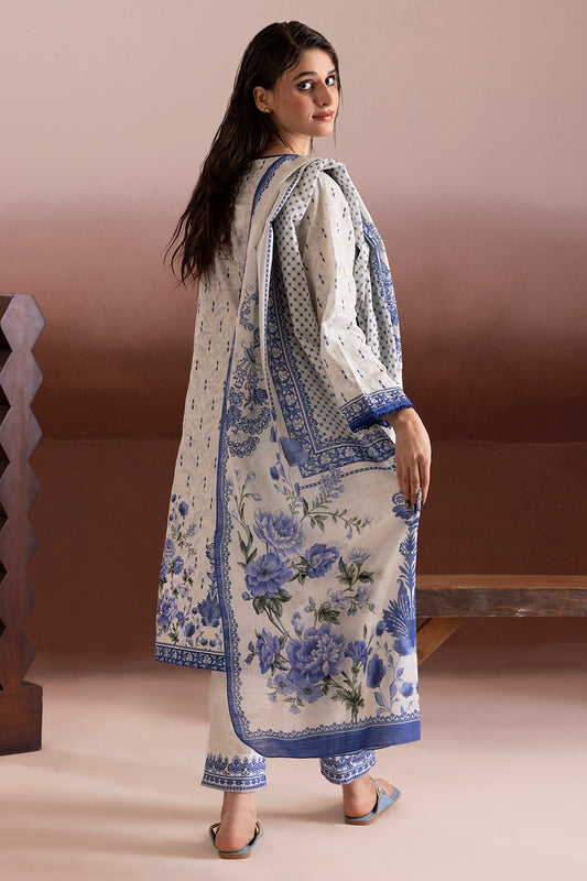 Embroidered Kurta Dupatta Trouser - 3174
