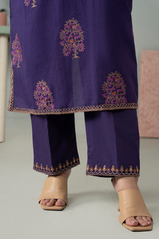 Embroidered Kurta Dupatta Trouser - 3352