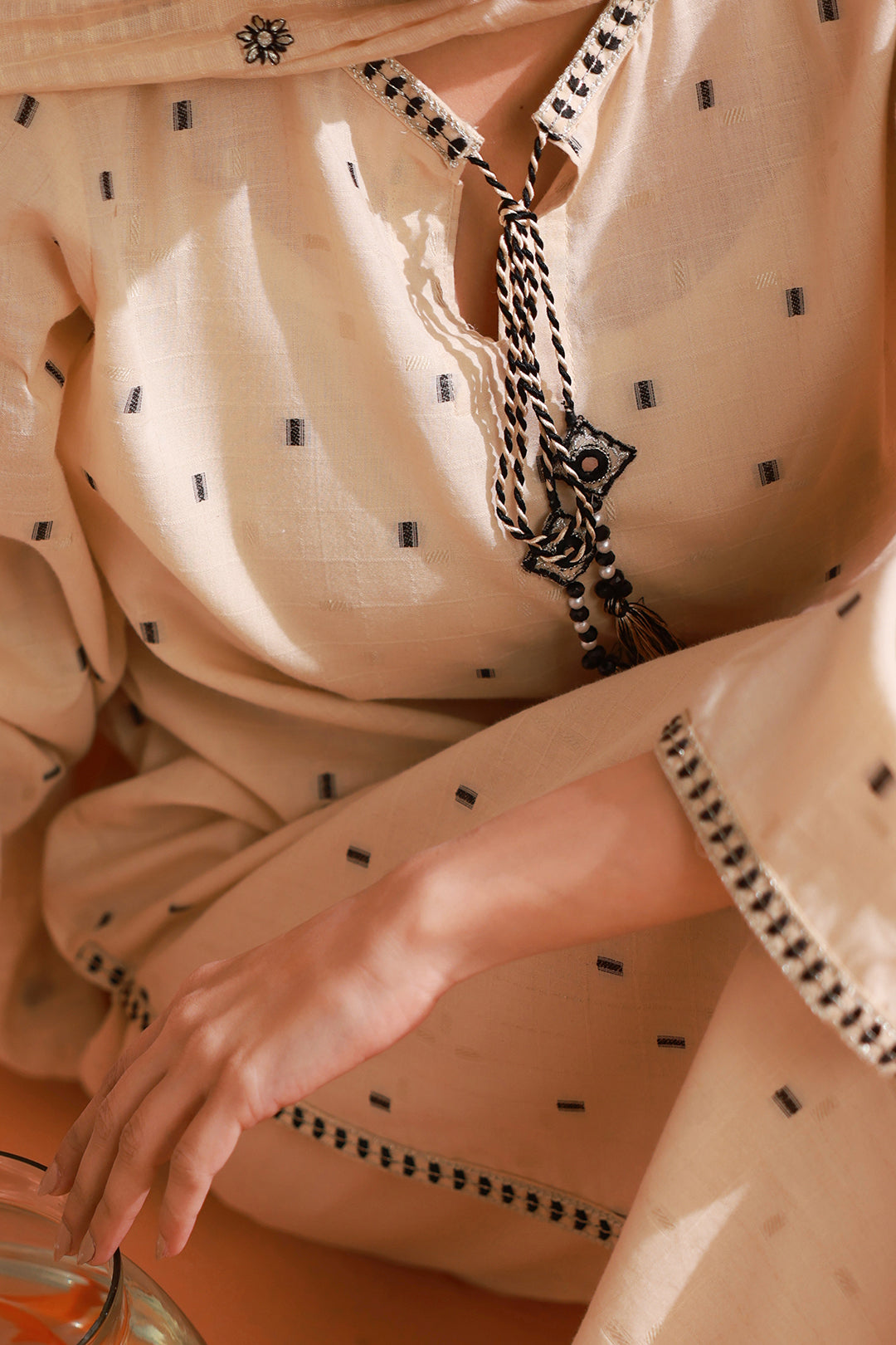 Embroidered Kurta Dupatta Trouser - 3353