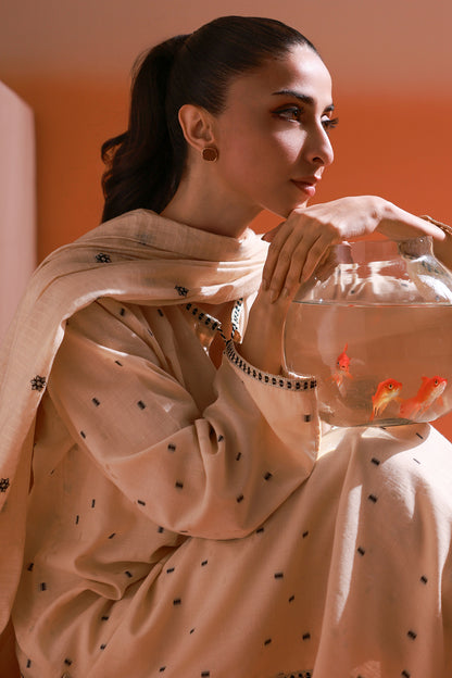 Embroidered Kurta Dupatta Trouser - 3353