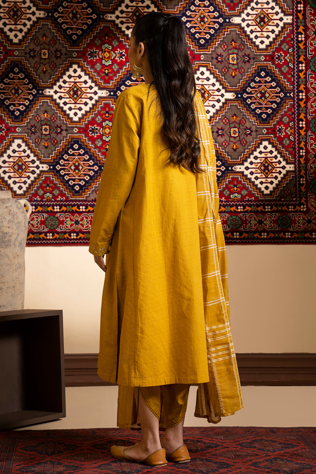 Embroidered Kurta Dupatta Trouser - 3354