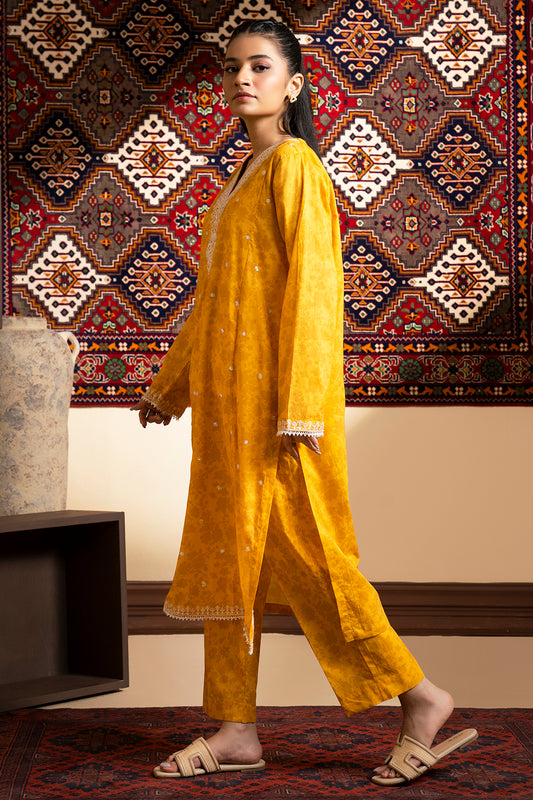 Embroidered Kurta Trouser - 1920