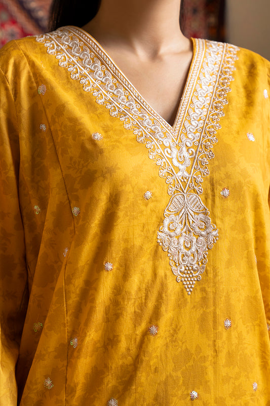 Embroidered Kurta Trouser - 1920