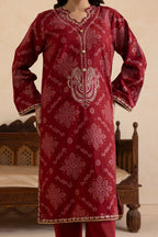 Embroidered Kurta Dupatta Trouser - 3357