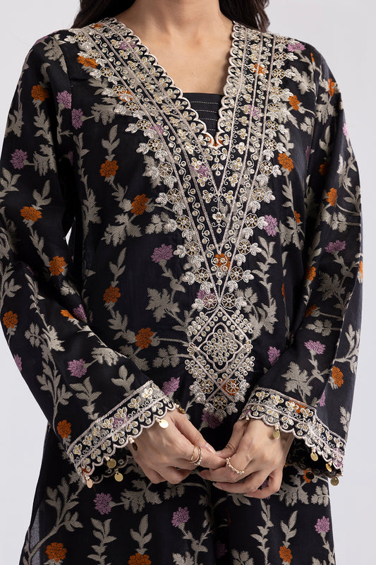 Embroidered Kurta Dupatta Trouser - 3358