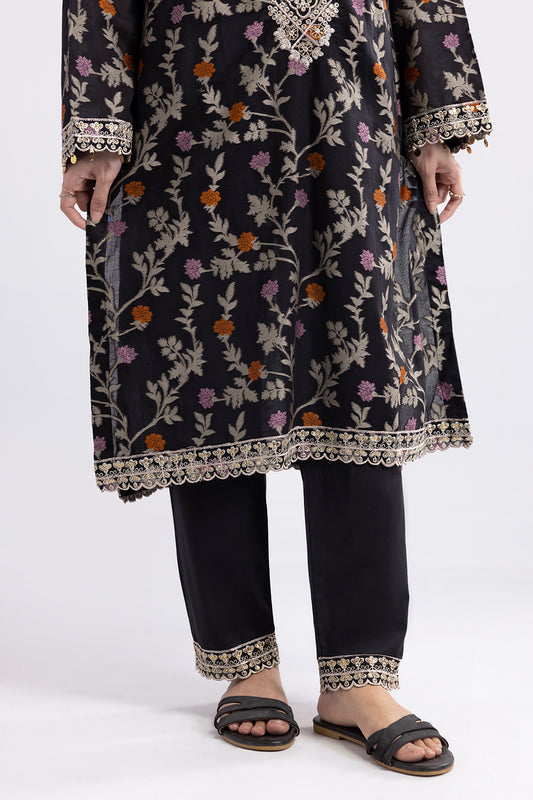 Embroidered Kurta Dupatta Trouser - 3358