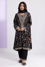 Embroidered Kurta Dupatta Trouser - 3358