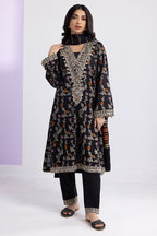 Embroidered Kurta Dupatta Trouser - 3358