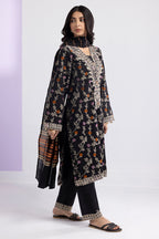 Embroidered Kurta Dupatta Trouser - 3358