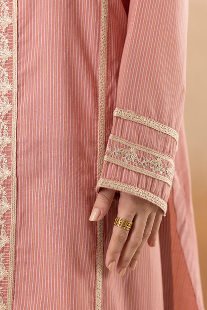 Embroidered Kurta Dupatta Trouser - 3371