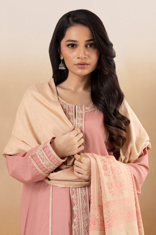 Embroidered Kurta Dupatta Trouser - 3371