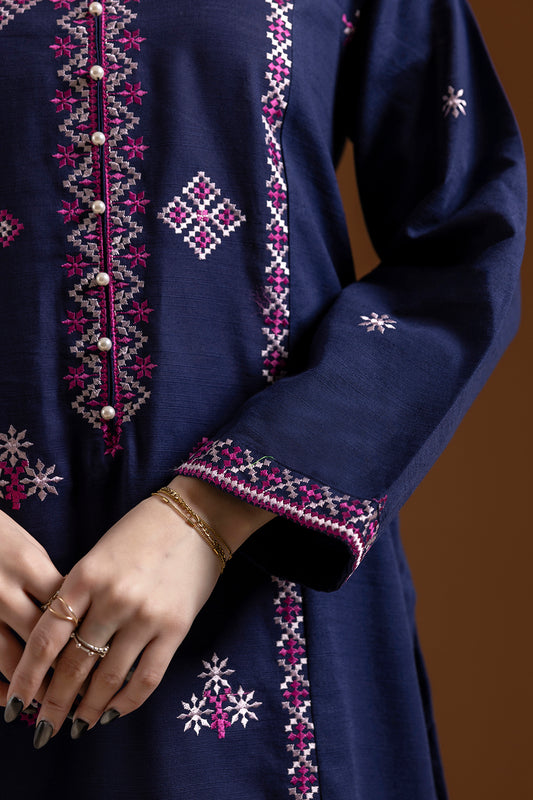 Embroidered Kurta Dupatta Trouser - 3373