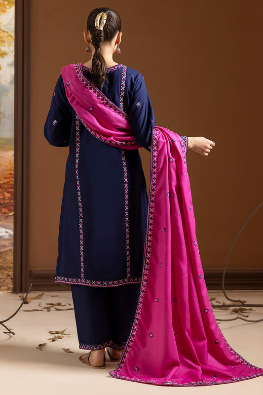 Embroidered Kurta Dupatta Trouser - 3373